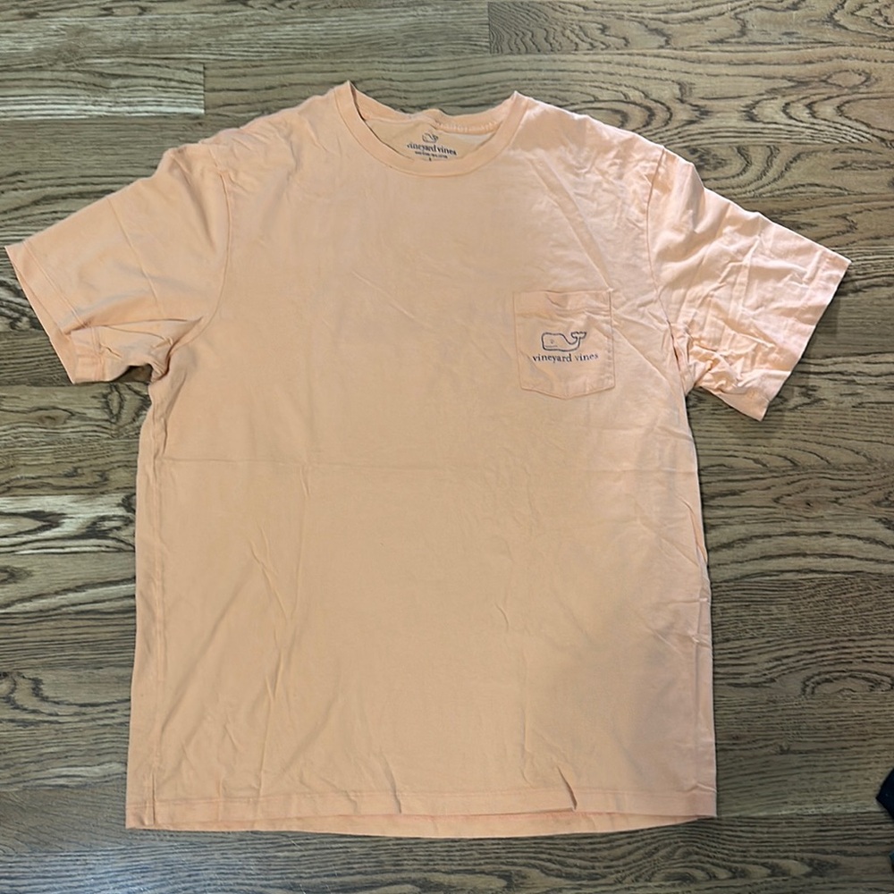 Vineyard Vines Orange Short Sleeve Tee